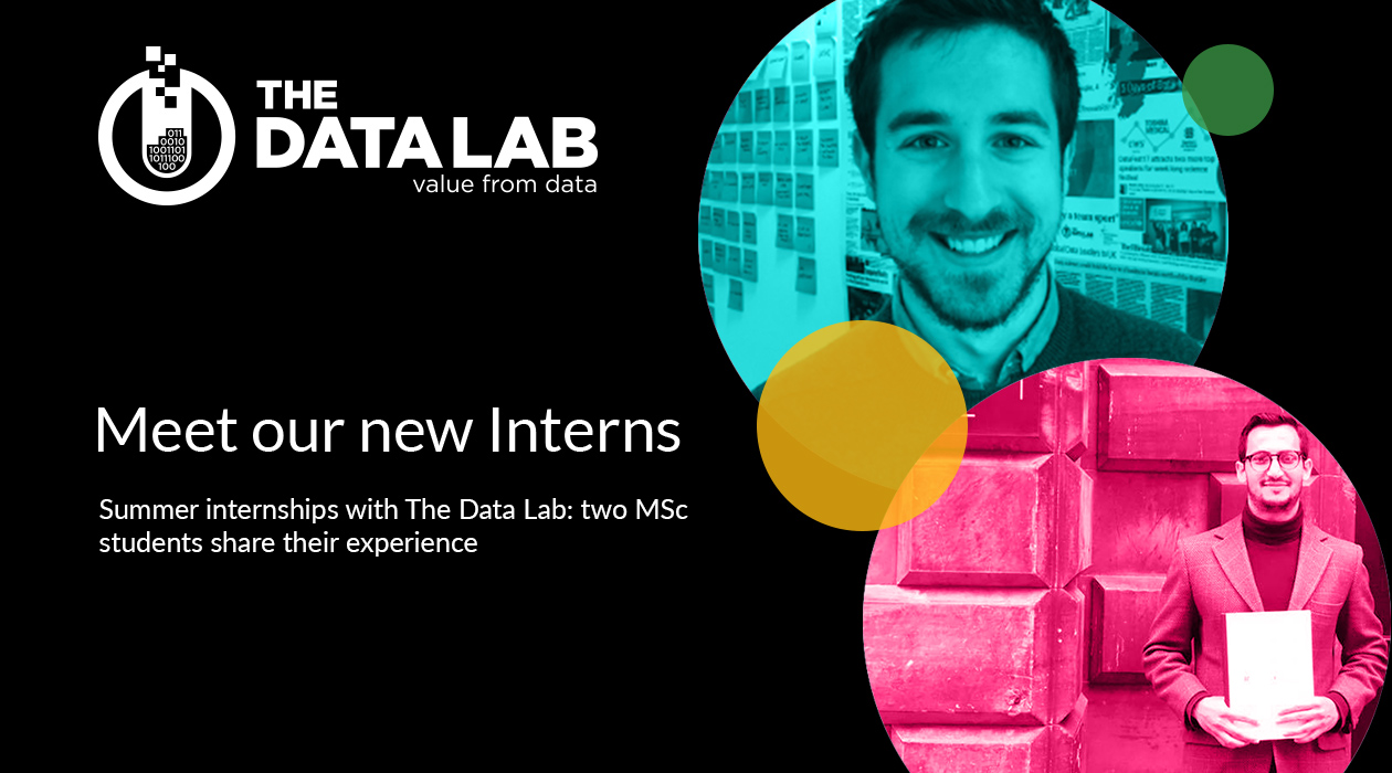 Summer Internships With The Data Lab Two Msc Students Share Their