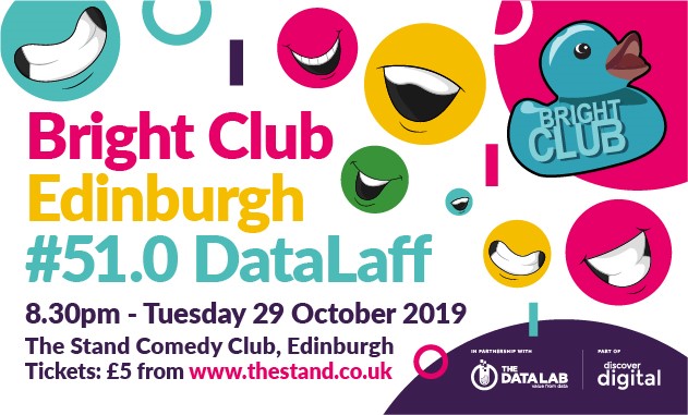 Bright Club Edinburgh #51 DataLaff flier