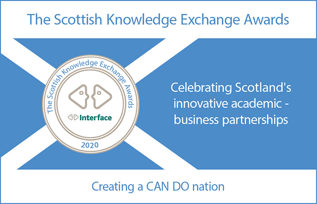 Banner ad for The Scottish Knowledge Exchange awards