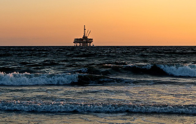 Oil rig near Aberdeen
