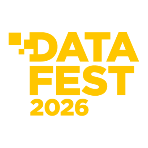 Orange logo for the DataFest 2026 conference