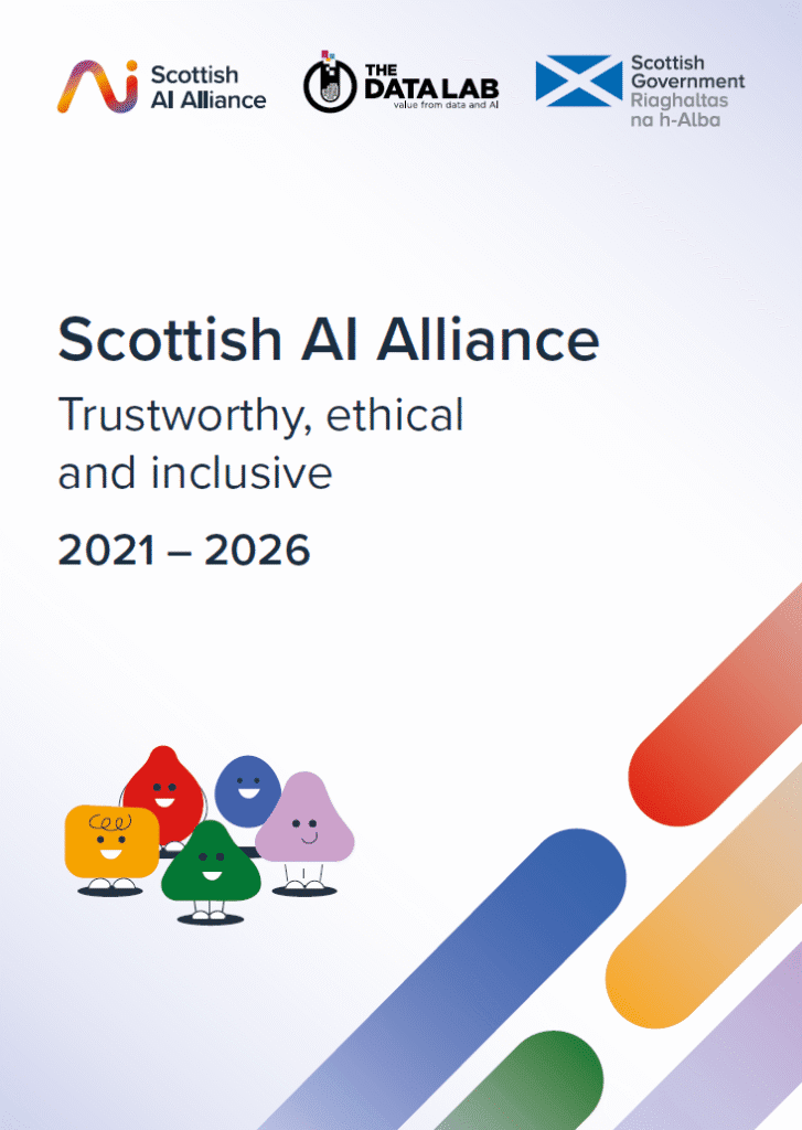 Front cover of Scottish AI Alliance Report 2021-2026