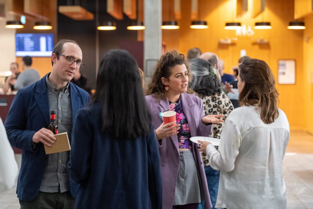 People attending an event